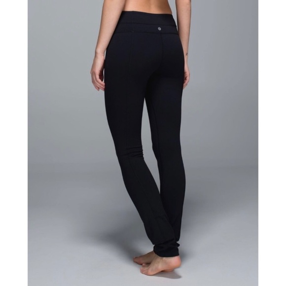 Lulu lemon groove pant straight leg black